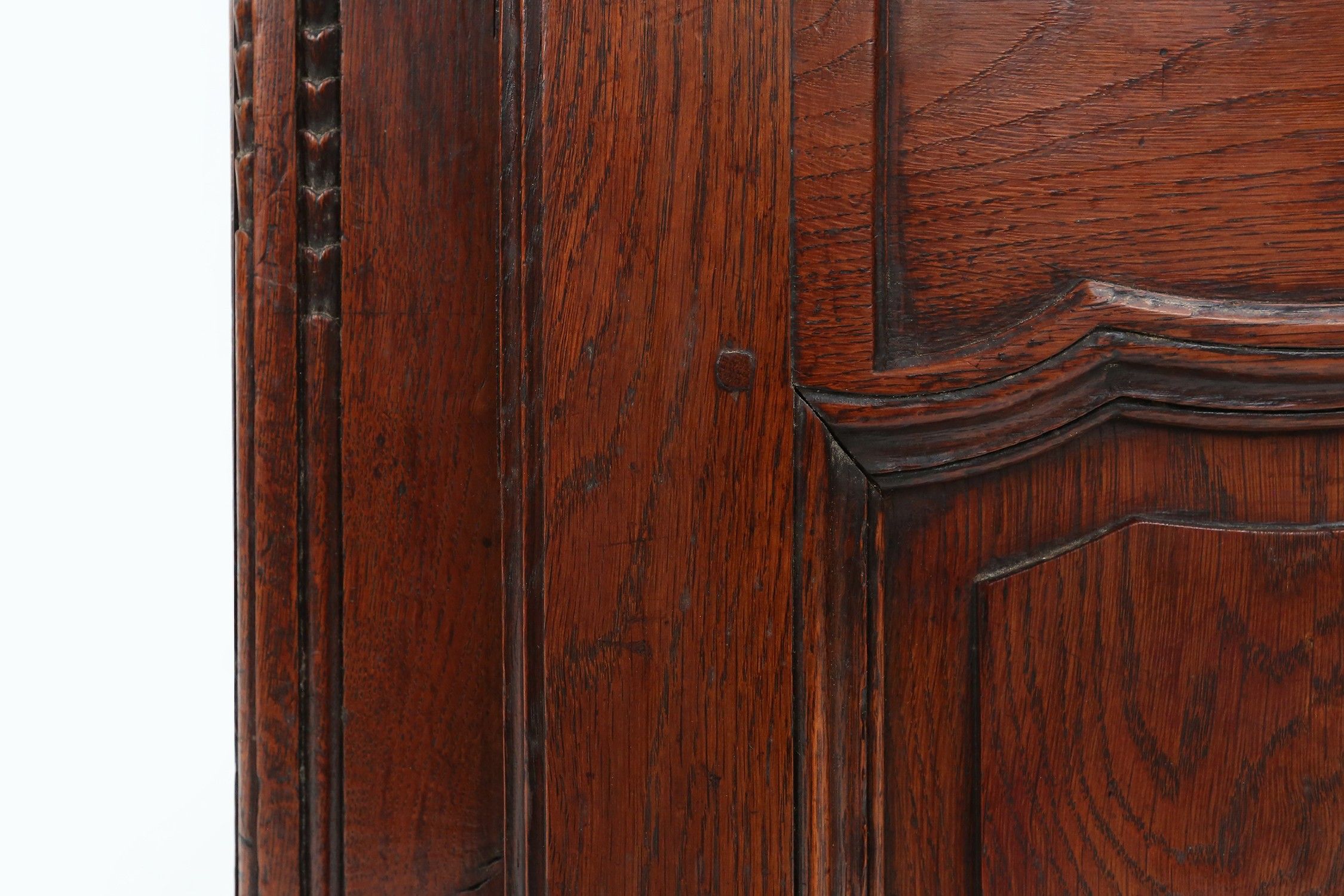 Large French antique carved bridal Armoire in Louis XVI style, ca. 1850thumbnail